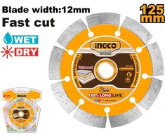 Ingco DMD011251 Cutting wheel, diamond, dry cutting 125 x 1 mm