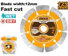 Ingco DMD011251 Cutting wheel, diamond, dry cutting 125 x 1 mm