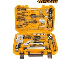 Ingco hand tool set 168 pcs in case