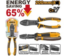 Ingco HCCP58200 Combination pliers multifunctional CrV 200mm