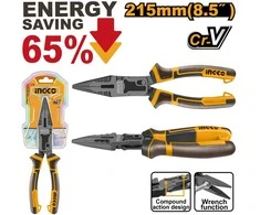 Ingco HCLNP58200 Long Jaw Pliers, 8,5"/215 mm, CrV