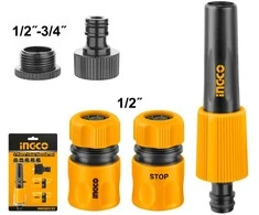 Ingco HHCS05122 Vanduo jet gun + 2x quick coupler + 2x adapter HHCS05122, Ingco