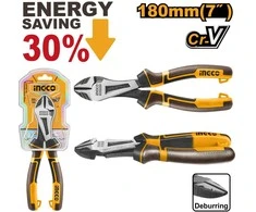 Ingco HHHDCP28180 Side Cutting Pliers, industrial CrV 180mm