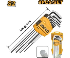 Ingco HHK11091 Allen wrench set 9pcs CrV 1,5-10mm
