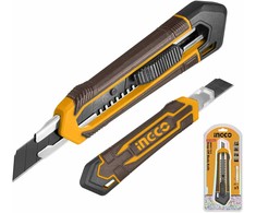 Ingco HKNS11815 Knife for breaking 18x100mm with button, 3x blade