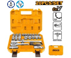 Ingco HKTS12201 Socket wrenches set 1/2" 20pcs