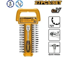 Ingco HKTS14271 Shank set 27pcs 1/4"
