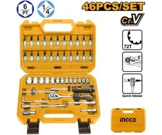 Ingco HKTS14462 Shank set 46pcs 1/4"