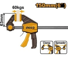 Ingco HQBC01601 Quick release clamp 63x150mm