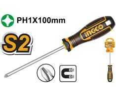Ingco HSDPH1100 Phillips screwdriver 5x100mm PH1 S2 KLC