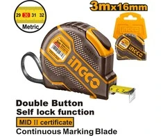 Ingco HSMT08031E Self-Locking tape measure 3mx16mm