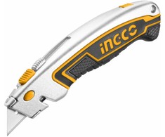 Ingco HUK6128 Working knife with replaceable blade 19mm 6x blade