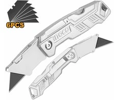 Ingco HUK6236 Working knife with replaceable blade 19mm 6x blade