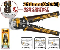Ingco HWSP102429 Stripping Pliers 210mm with voltage indicator