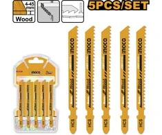 Ingco JSBT111C Wood saw blade for saw 74 mm, set of 5