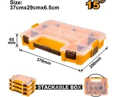 Ingco PBX1511 Stackable organizer 37x29x6,5cm