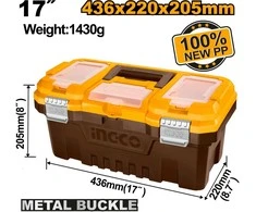 Ingco PBX1702 Tool case 17", 436x220x205 mm
