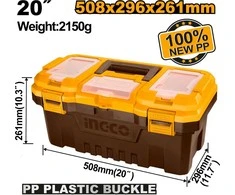 Ingco PBX2001 Tool case 20", 508x296x261mm