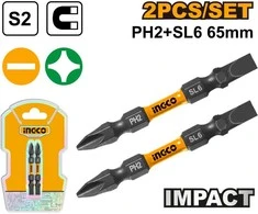 Grąžtas Ingco SDBIM72HL665 Bit set 2pcs