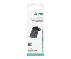 iPEAX ADAPTER OTG LIGHTNING / USB-A (female) Juodas