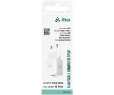 iPeax GaN USB-C / USB įkroviklis 35W
