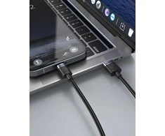 iPEAX TEXTILE CABLE USB-A / LIGHTNING 1.5M, USB 2.0 Juodas