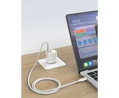 iPEAX TPU USB-C į USB-C laidas, 1 m, USB 2.0, baltas