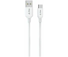 iPEAX TPU CABLE USB-A / USB-C 1.5M, USB 2.0 Baltas