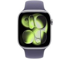 Išmanusis laikrodis Apple Watch series 11 gps+cellular koperta 46 mm su aliuminio sidabro spalvos, dirželis sportowy w kolorze mlecznego fioletu - dydis m/l