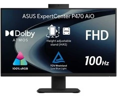 Stacionarus kompiuteris ASUS ExpertCenter P400 AiO P470VAK-BPC7321TX Juodas