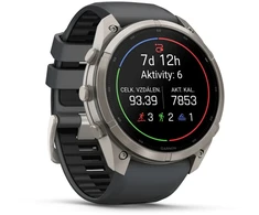 Išmanusis laikrodis Garmin fenix® 9 Pro – 51 mm, AMOLED, Titanium - Graphite Juodas