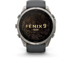 Išmanusis laikrodis Garmin fenix® 9 Pro – 51 mm, AMOLED, Titanium - Graphite Juodas