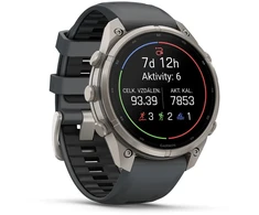 Išmanusis laikrodis Garmin fenix® 9 Pro – 47 mm, AMOLED, Titanium - Graphite Juodas