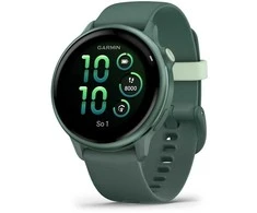 Išmanusis laikrodis Garmin vívoactive® 6, Metalinės jaspio spalvos su žaliojo jaspio spalvos dirželiu