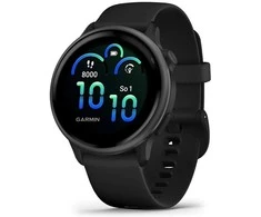 Išmanusis laikrodis Garmin vívoactive® 6, Melsvai pilkos spalvos su juodu dirželiu