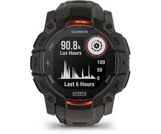 Išmanusis laikrodis Garmin Instinct 3 – 50 mm, Solar, juodas su anglies spalvos dirželiu