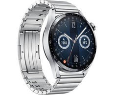 Išmanusis laikrodis Huawei Watch GT 3 (46mm), Nerūdijančio plieno sidabrinės spalvos korpusas ir dirželis