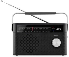 Radio Mentor JVC Przenośne radio RA-E315B juoda