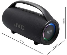 JVC XS-E524B Juodas - portable BT speaker, juodas
