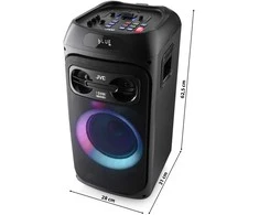 JVC XS-EP514B - party speaker, juodas