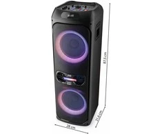 JVC XS-EP624B - party speaker, juodas