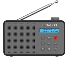 Radio JVC Kenwood CR-M25DAB-H Radio – DAB Plus Automatic Safety Alert – Gray and Juodas
