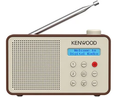 Radio JVC Kenwood CR-M25DAB-T Radio – DAB+ Automatic Safety Alert – Portable – Mocca