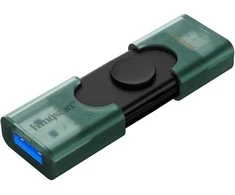 KINGSTON 128GB USB-A + USB-C 3.2 Gen 1 DataTraveler DuoG2