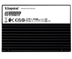 „Kingston Technology“ 7,68 TB DC3000ME U.2 PCIe 5.0 NVMe TCG Opal Enterprise SSD diskas