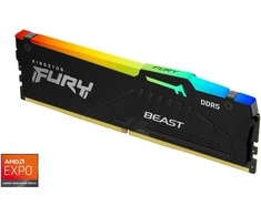 RAM „Kingston KF556C36BBEA-8“ 8 GB 5600 MT/s DDR5 CL36 DIMM FURY Beast RGB EXPO | Kingstonas