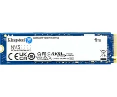 KINGSTON 1000GB NV3 M.2 2280 PCIe 4.0 NVMe SSD