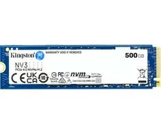 KINGSTON 500GB NV3 M.2 2280 PCIe 4.0 NVMe SSD