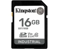 Kingstonas | SDHC/SDXC SD | „Flash“ atminties kortelė | 16 GB | Juodas