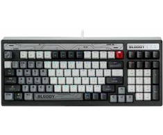 Klaviatūra A4Tech Bloody B950 su pašvietimu mechaninė žaidimams klaviatūra RGB, Brown Switch, USB, CZ, pilka